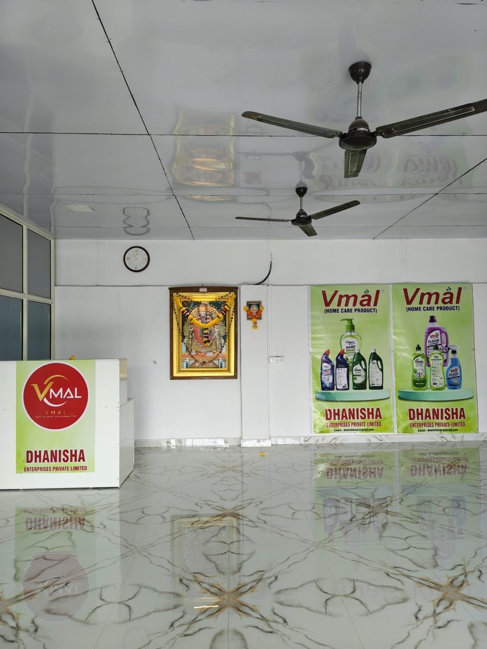 Dhanisha Enterprises office reception